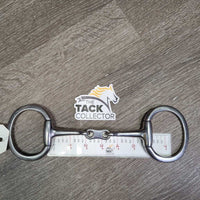 Double Joint French Link Flat Eggbutt Bit *vgc, clean, mnr scuffs, dirt, residue
