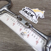 Double Joint French Link Flat Eggbutt Bit *vgc, clean, mnr scuffs, dirt, residue

