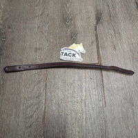 Leather Grazing Reins & Crown Piece *xc/like new, clean, v.mnr creases, film & edge scrapes
