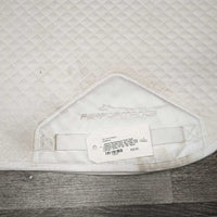 Thick Quilt Jumper Saddle Pad *gc, clean, long scrape?slice, stains, rubs, pills, hair, dingy?
