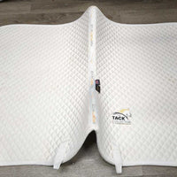 Thick Quilt Jumper Saddle Pad *gc, clean, long scrape?slice, stains, rubs, pills, hair, dingy?
