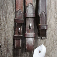 Rsd Monocrown Bridle, Braided Reins, Gag Cheeks, 5" Metalab Eggbutt Gag *xc, clean, mnr stains, scuffs & rubs
