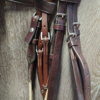 Rsd Monocrown Bridle, Braided Reins, Gag Cheeks, 5" Metalab Eggbutt Gag *xc, clean, mnr stains, scuffs & rubs
