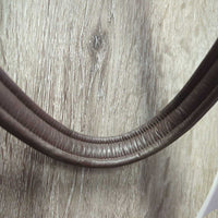 Rsd Monocrown Bridle, Braided Reins, Gag Cheeks, 5" Metalab Eggbutt Gag *xc, clean, mnr stains, scuffs & rubs
