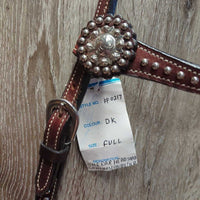 Sliding 1 Ear HeadStall, Bling, Quick Release Ends, tag *new
