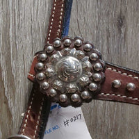 Sliding 1 Ear HeadStall, Bling, Quick Release Ends, tag *new
