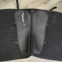 Shimmable Dressage Pad, fleece wither *xc/vgc, clean, mnr hair, threads, dirt
