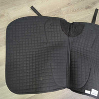 Shimmable Dressage Pad, fleece wither *xc/vgc, clean, mnr hair, threads, dirt
