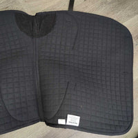Shimmable Dressage Pad, fleece wither *xc/vgc, clean, mnr hair, threads, dirt
