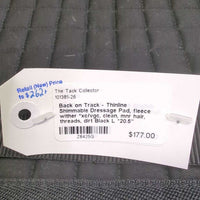 Shimmable Dressage Pad, fleece wither *xc/vgc, clean, mnr hair, threads, dirt
