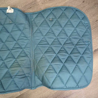 Thick Quilt Jumper Pad, piping *gc, clean, mnr hair, rubs, threads, unstitched, stains, snags, puckers, curled edges, faded
