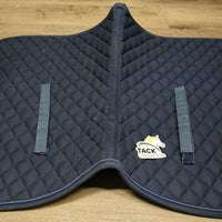 Quilt Jumper Saddle Pad, piping *gc, clean, hairy, mnr rubs
