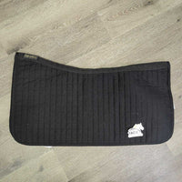 Thin Quilt Western Pad * vgc, clean, threads, mnr hair, curled edges
