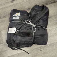 Med?300g Quilt Stable Blanket - Liner, 2 legs *gc, clean, hair, sm holes & snags, hairy velcro
