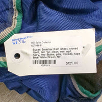 Rain Sheet, closed front, tail *gc, clean, mnr wpf, hairy, mnr stains, pills, threads, tape
