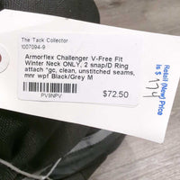 V-Free Fit Winter Neck ONLY, 2 snap/D Ring attach *gc, clean, unstitched seams, mnr wpf
