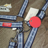 Soft Nylon Halter, adj, snap & Lead Rope *like new
