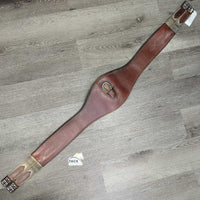 Small Belly Girth, carabiner, 2x els *vgc/gc, older, puckered els, mnr dirt, stains, cuts, creases
