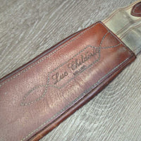 Small Belly Girth, carabiner, 2x els *vgc/gc, older, puckered els, mnr dirt, stains, cuts, creases
