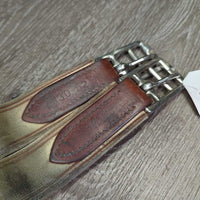 Small Belly Girth, carabiner, 2x els *vgc/gc, older, puckered els, mnr dirt, stains, cuts, creases
