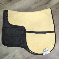 Nylon & Fleece Dressage? Aussie? Saddle Pad, 2x carry bags *vgc, clean, hairy, clumpy, mnr dirt
