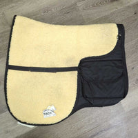 Nylon & Fleece Dressage? Aussie? Saddle Pad, 2x carry bags *vgc, clean, hairy, clumpy, mnr dirt
