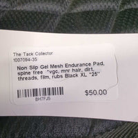 Non Slip Gel Mesh Endurance Pad, spine free *vgc, mnr hair, dirt, threads, film, rubs
