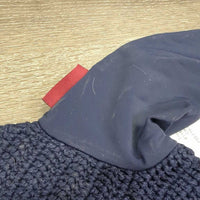 Crochet Ear Bonnet Fly Veil, Satin, piping *xc/vgc, clean, mnr hair, puckered, shrunk
