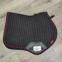 Microsuede Quilt Jumper Pad, "Canada" *vgc, clean, mnr pills, hair, rubs, puckers, threads
