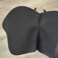 Microsuede Quilt Jumper Pad, "Canada" *vgc, clean, mnr pills, hair, rubs, puckers, threads
