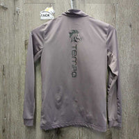 Sun Shirt, 1/3 Zip Up, Mesh Sleeves *xc, older
