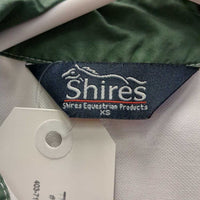 LS Show Sun Shirt, 1/3 Snap Up, Mesh Sleeves *gc, snags, v.crinkled & puckered collar & cuffs
