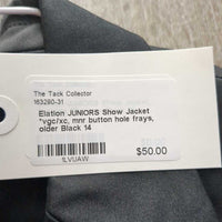 JUNIORS Show Jacket *vgc/xc, mnr button hole frays, older
