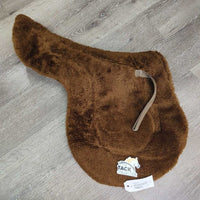 Fitted Fleece Jumper Saddle Pad *gc, clean, mnr hair, older, thin & rubbed edges, clumpy
