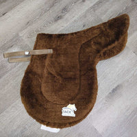 Fitted Fleece Jumper Saddle Pad *gc, clean, mnr hair, older, thin & rubbed edges, clumpy
