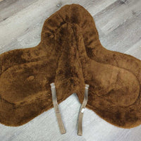 Fitted Fleece Jumper Saddle Pad *gc, clean, mnr hair, older, thin & rubbed edges, clumpy
