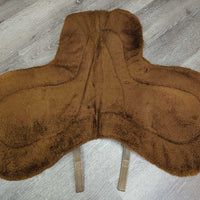 Fitted Fleece Jumper Saddle Pad *gc, clean, mnr hair, older, thin & rubbed edges, clumpy
