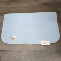 Thick Quilt Baby Saddle Pad *vgc/gc, clean, mnr puckers, stain & marker, older
