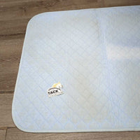 Thick Quilt Baby Saddle Pad *vgc/gc, clean, mnr puckers, stain & marker, older
