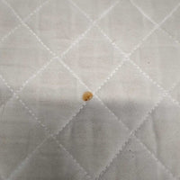 Thick Quilt Baby Saddle Pad "RMSJ" *gc, dingy, puckers, frayed edge, stains, faded
