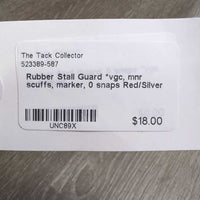 Rubber Stall Guard *vgc, mnr scuffs, marker, 0 snaps
