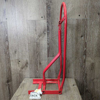 Wall Mount Folding Stall Saddle Rack *gc, clean, mnr scratches, rubs, chips, stains & bent
