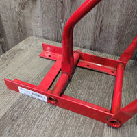 Wall Mount Folding Stall Saddle Rack *gc, clean, mnr scratches, rubs, chips, stains & bent
