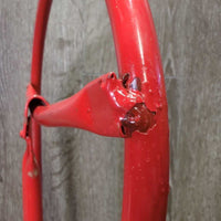 Wall Mount Folding Stall Saddle Rack *gc, clean, mnr scratches, rubs, chips, stains & bent
