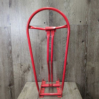 Wall Mount Folding Stall Saddle Rack *gc, clean, mnr scratches, rubs, chips, stains & bent
