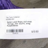 Nylon Lead Rope, bull snap *xc/vgc, mnr scuffs, snag
