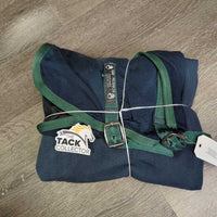 Cordura Rain Sheet, 1 leg *gc/fair, clean, older, v.faded, 0 wpf, stains, rubs, frays, snags
