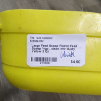 Large Feed Scoop Plastic Feed Scoop *vgc , clean, mnr dusty
