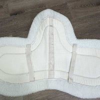 Fitted Fleece Hunter Pad *gc, clean, dingy, clumpy, puckers, mnr hair, threads, unstitched, stains
