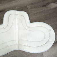 Fitted Fleece Hunter Pad *gc, clean, dingy, clumpy, puckers, mnr hair, threads, unstitched, stains

